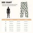 thumbnail image 3 of Fotbe Abstract Green Polka Dot Pantalones de Pijama para Mujer, Pantalones de Dormir, Pantalones Pj con Cordón y Bolsillos-Large, 3 of 6