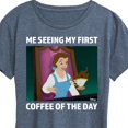 thumbnail image 3 of Disney Princess - Belle First Coffee Of The Day - Women's Short Sleeve Graphic T-Shirt, 3 of 5