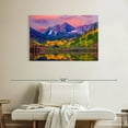 thumbnail image 2 of Elephant Stock Maroon Bells Autumn Beauty Wall Art - Horizontal Canvas Wall Art - Living Room Wall Decor - Nature Canvas - Blue And Yellow Decor - 39" x 26", 2 of 8