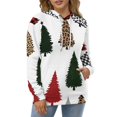 thumbnail image 4 of Christmas Tree Men's Women Vintage 3D Hooded Sweatshirt - All-Season Loose Fit Streetwear, 4 of 6