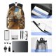 thumbnail image 4 of Disketp Farm Corgi German Shepherd Mochila Ligera Clásica con Múltiples Bolsillos, Mochila Casual para Hombre y Mujer, Ideal para Escuela, Trabajo y Viajes, 4 of 6