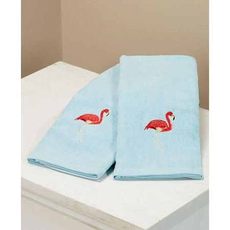 - Flamingo Paradise Bath Collection-Set of 2 Towels