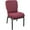 Maroon Fabric/Black Frame, variant on Maroon Church Chair