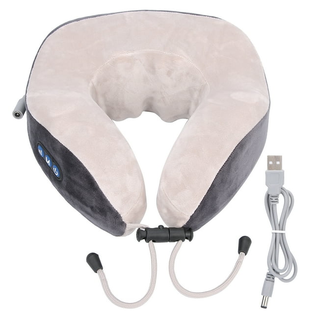 Neck Massager, U Shaped Neck Massage Pillow Multipurpose Massage Pillow Cervical Massage Pillow Electric For Travel For Home For Office For Car