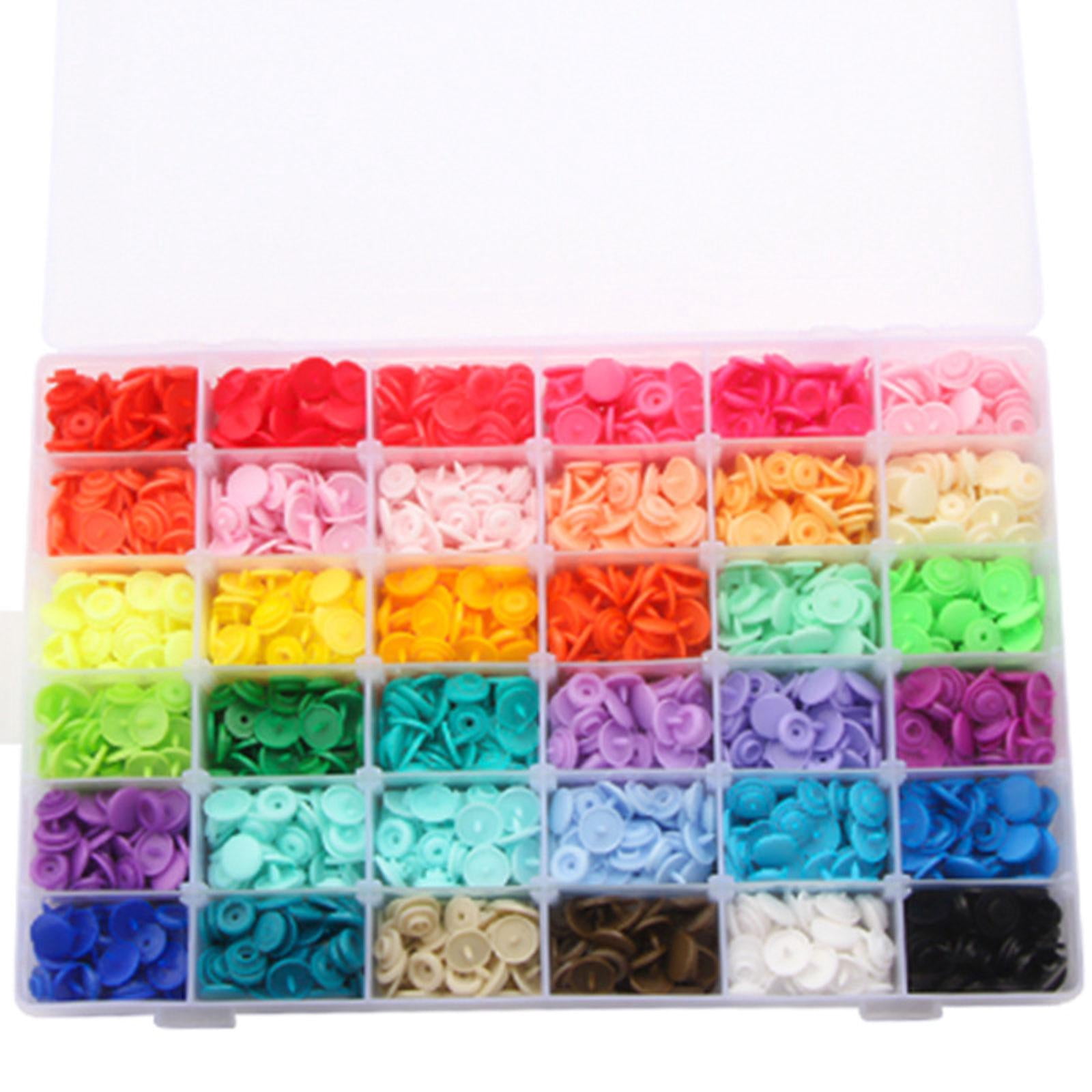 Snap Buttons Set Snap Button Snap Fasteners Tool with Snap Pliers Resin Snaps Press Studs for Jackets Crafting Clothing Sewing