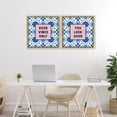 thumbnail image 2 of Stupell Industries Inspiring Messages On Boho Pattern 2 Piece Gold Framed Floater Canvas Set, design by Lettered and Lined, 18 x 18, 2 of 9