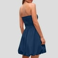 thumbnail image 5 of Antinious Ladies Summer Dress,Elegant Dresses for Women,Ladies Fashion Sleeveless Dress Solid Pocket Dress Short Mini Dresses,Navy,XXL, 5 of 5