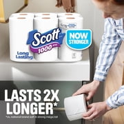 Scott 1000 Toilet Paper, 1 Roll, 1,000 Sheets per Roll