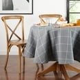 thumbnail image 4 of Nappe à carreaux Mainstays, gris, 4 of 5
