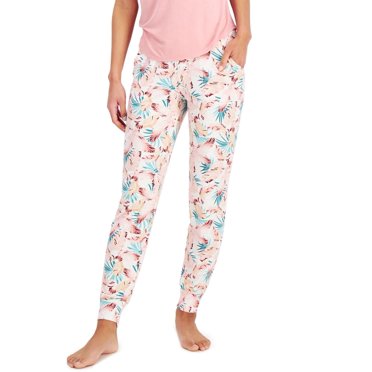 Alfani Womens Ultra-Soft Knit Jogger Pajama Pants