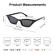 thumbnail image 4 of Gafas de sol FEISEDY estilo vintage de mujer, pequeñas, ojo de gato, cuadradas B2291, 4 of 7