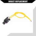 thumbnail image 4 of Unique Bargains 2 Pcs Car Side Marker Pigtail Connector Harness for Chrysler 300 2015-2022 Plastic Black Yellow, 4 of 6