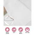 thumbnail image 6 of Easter Bunny Kitchen Dish Towels for Drying Dishes Set of 2, Eucalyptus Leaves Cute Rabbit White Flowers Waffle Weave Microfiber Hand Tea Bathroom Towels Quick Dry & Absorbent Towel 12x12, 6 of 7