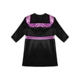 thumbnail image 4 of Linjinx Robe de Boxe pour Garçons Robe Longue en Satin avec Capuche et Ceinture Tenue de Boxe Halloween Noir&Rose 12, 4 of 5