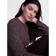 thumbnail image 5 of Scenario Women's Oversized Tee with Long Sleeves, Sizes XS-XXXL, 5 of 6
