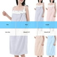 thumbnail image 3 of WRKEKC Women Nightgown Sleeveless Camisole Solid Color Bathrobe Sleep Robe Loungewear for Women Daily Home & Lounge Use, 3 of 4