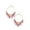 Pink, variant on Irie Pink Beaded Chandelier Hoop Drop Earrings for Women