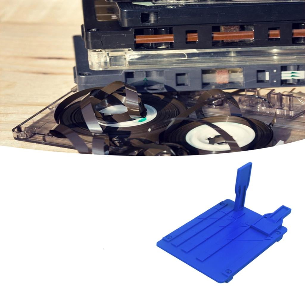 Jesscasday Tape Splicing Set for Opening Cassette Tape Repair with Two Fixers Set