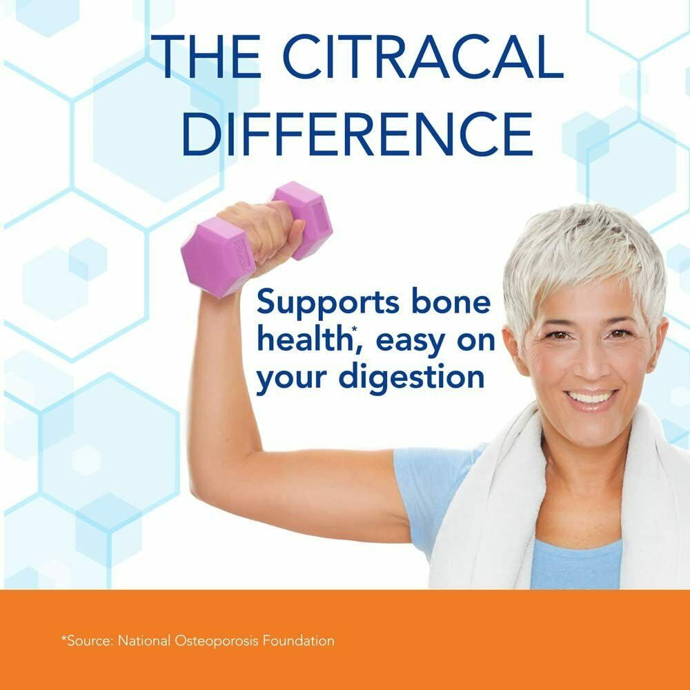 Citracal Calcium Citrate Supplements with Vitamin D Petites 200 ea (Pack of 6)