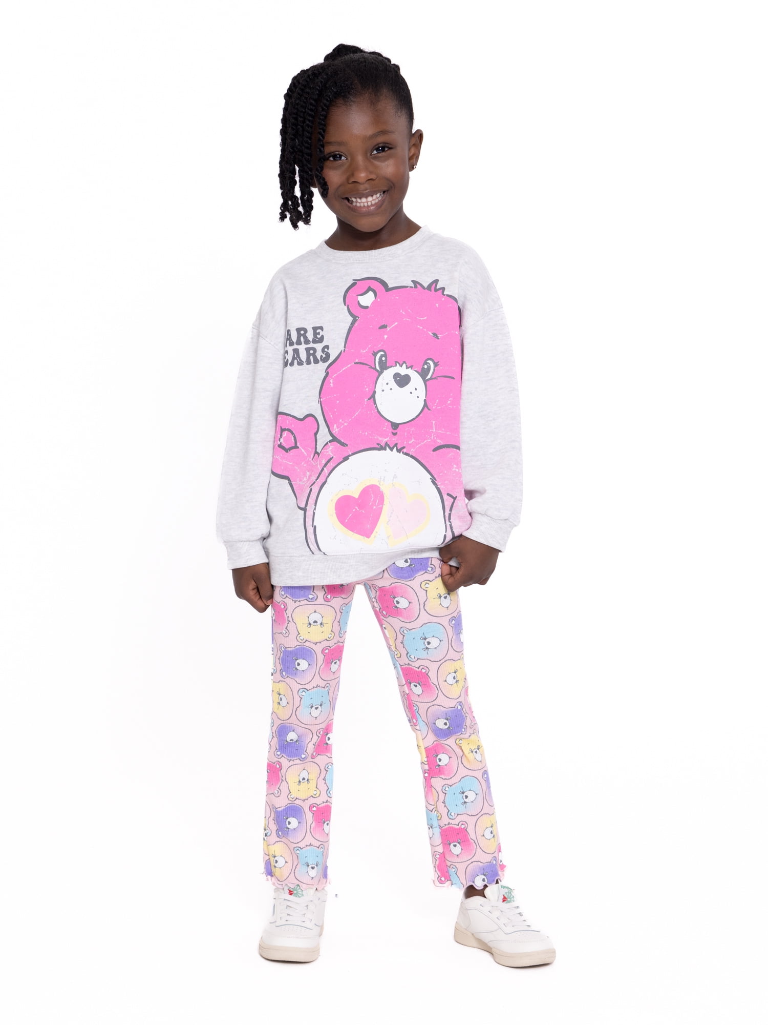 Care Bears Toddler Girl Graphic Sweatshirt and Leggings Set, 2-Piece, Sizes 12M-5T