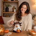 thumbnail image 7 of Highland Cow Figurine 4 Inch Spooky Halloween Decor, Halloween Table Decor for Layered Tray Shelf Mantel, 1 Piece, 7 of 7