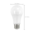 thumbnail image 5 of SATCO S9594 - 9.5 Watt A19 LED Frosted Light Bulbs - 3000K (6 Pack), 5 of 6