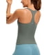 thumbnail image 1 of Top CRZ YOGA Butterluxe con espalda racer y sostén con relleno Gris Salvia L, 1 of 4