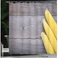 thumbnail image 3 of Ambesonne Yellow and Gray Shower Curtain, Rustic Table Corns, 69"Wx84"L, Pale Lavender and Mustard, 3 of 4