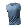 thumbnail image 3 of Posijego Mens Big and Tall Tank Tops Breathable Athletic Gym Workout Running Tank Shirts for Men Sleeveless Tank Tees, 3 of 9