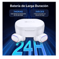 thumbnail image 2 of Audífonos in-ear inalámbricos Bluetooth 5.3 con Micrófonos 1Hora A8s TWS blanco, 2 of 4