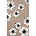 thumbnail image 3 of SAFAVIEH Allure Zowie Floral Wool Area Rug, Brown, 4' x 6', 3 of 8