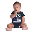 thumbnail image 6 of Retro NASA Deep Space Exploration Romper Boys or Girls Infant Baby Brisco Brands 12M, 6 of 7