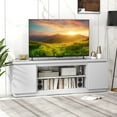 thumbnail image 4 of Costway Meuble Télé avec Foyer pour Téléviseurs jusqu'à 80 Pouces avec Foyer Électrique 3 Tablettes Ajustables Blanc, 4 of 10