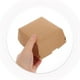 thumbnail image 4 of 30 piezas de cajas de hamburguesas de papel kraft recipientes de comida para llevar desechables para sándwiches bocadillos de picnics y restaurantes de comida rápida, 4 of 8