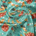 thumbnail image 5 of Ambesonne Woodland Window Valance, Fox and Hen Bicycle, 54" X 18", Multicolor, 5 of 5