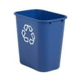 thumbnail image 3 of Products Deskside Recycling Can, 7-Gallon/28-Quart, Blue Recycling Symbol, Plastic, for Bedroom/Bathroom/Office/Under Desk/Sink, Pack of 4, 3 of 7