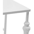 thumbnail image 6 of Metal Shoe Handbag Display Stand Set of 2  Retail Display Tables Standing Nesting Tables Boutique Display Riser Shelf Retro Unit Storage Shelves for Living Room Laundry Room (White), 6 of 17