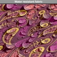 thumbnail image 5 of Brown Paisley Dog Crate Cover, Traditional Persian Damask Art, Easy to Use Pet Kennel Cover Small Dogs Puppies Kittens, 7 Sizes, Dark Magenta Salmon, by Ambesonne, 5 of 6