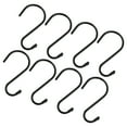 thumbnail image 2 of 8pcs Multipurpose Hooks Metal S Hooks S-Shaped Closet Clothes Hanging Organizers, 2 of 7