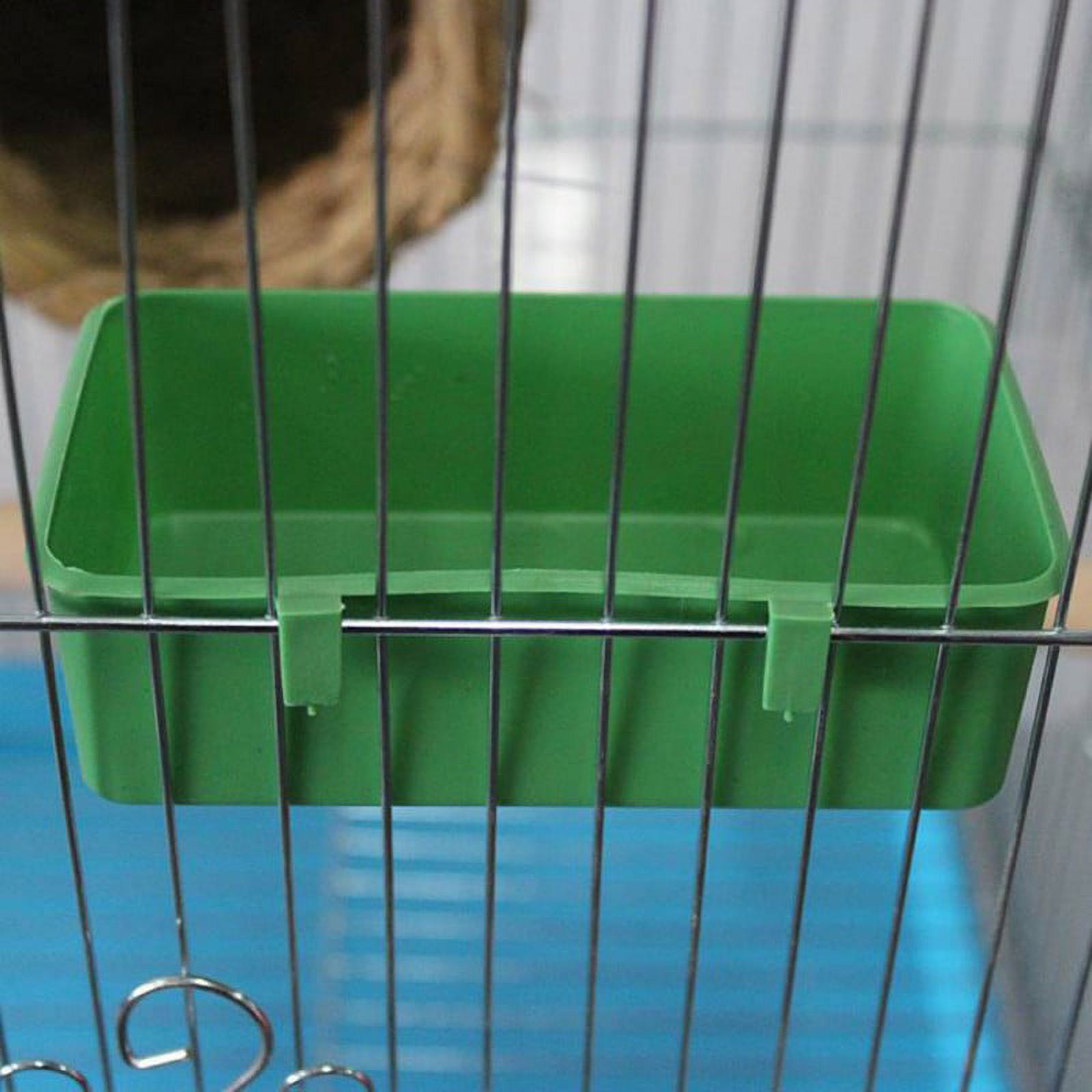 Feiona Parrot Bathtub With Mirror Pet Cage Bird Mirror Bath Shower Box Bird Cage Pet Small Bird Parrot Cage Bird Toys Accessories - image 3 of 6