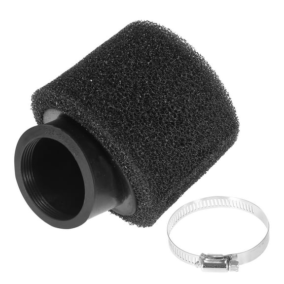 Universal 48mm Bent Motorcycle ATV Air Filter Cleaner for 50cc Engine Cleaner Black