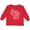 Red, variant on Wisconsin State Word Salad Boys or Girls Long Sleeve Toddler T-Shirt