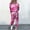 Hot Pink, variant on successthop Sweatsuits for Women Two Piece Tracksuit Tie Dye Gradient Crewneck Long Sleeve Shirts and Jogger Sweatpants Sports Slim Outfits Activewear Tracksuit Jogging Suits Sweatsuits