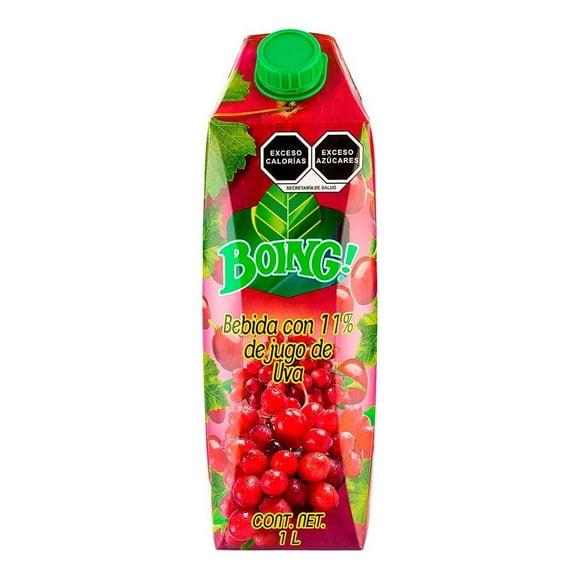 Bebida Boing tradicional con 11% de jugo de uva 1 l