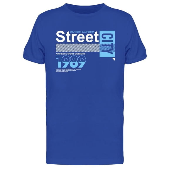Southern California Street City T-Shirt Men -Image by Shutterstock, Male Medium