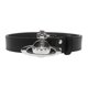thumbnail image 1 of Alloy Leather Saturns Buckle Waist Belt Stylish Style Adjustable Waistband For Dating, 1 of 4