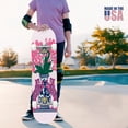 thumbnail image 4 of 31"x8" Pink Tigers Floral Complete Skateboards for Beginners, Double Kick 7 Ply Maple Deck Orchid flowers botanical vivid Skateboard with Wheels, Gifts for Kids Teens, 4 of 8