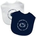 thumbnail image 2 of BabyFanatic Officially Licensed Unisex Baby Bibs 2 Pack - NCAA Penn State Nittany Lions, 2 of 3