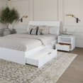 thumbnail image 4 of Nexera Porter 3-Piece Dual Storage Bedroom Set, White, Double, 4 of 6