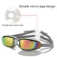 thumbnail image 3 of Gafas de natación con montura grande, impermeables y antivaho, gafas de natación de silicona para adultos galvanizadas HD para hombres y mujeres, 3 of 6